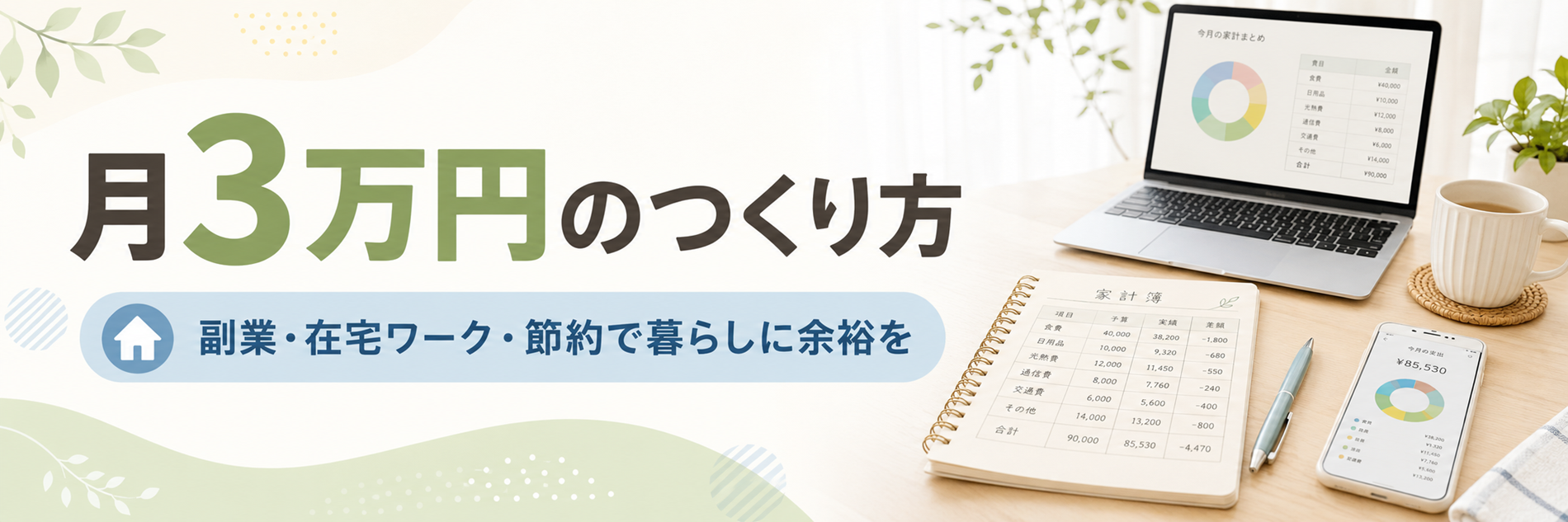 月3万円のつくり方
